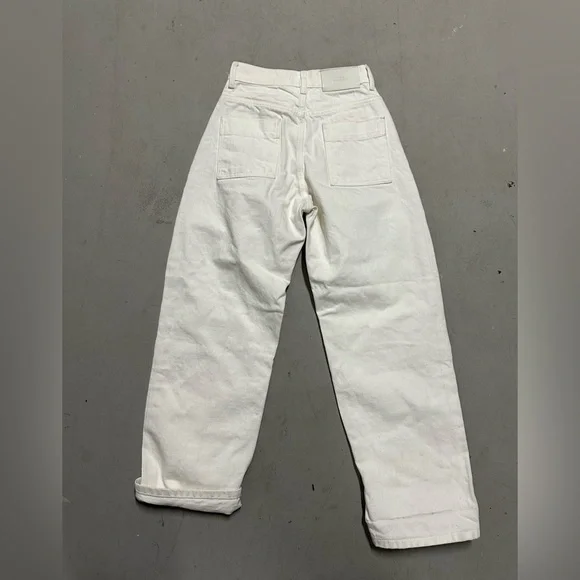 Studio Nicholson x Isko SELVEDGE DENIM Jeans Size 00 White Women’s Relaxed Flare & Wide Leg